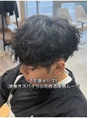 MENSHAIR/波巻ツイストスパイラル/フェザーパーマ/千葉/津田沼
