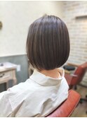 白髪ぼかし×毛先まとまるショートボブ【大宮】