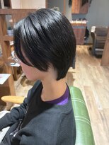 トリコ プラス 本八幡店(TORICO plus)&nbsp;ショートヘア/ハンサムショート/センターパート/本八幡