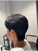 【稲荷】毛流れセンターパート/静岡メンズ/ダウンパーマ