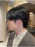 men's/ニュアンスパーマ/黒染め/韓国/ダウンパーマ0118