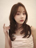 ラボヌールヘアーレーヴ 池袋店(La Bonheur hair reve)&nbsp;ワンカールで可愛いミディアムレイヤー／佐藤