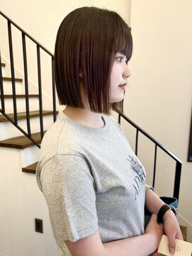 ペイジヘアー(paige hair) 切りっぱなしボブ