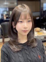 アフロート ディル(AFLOAT D'L) 2wayシースルーバング小顔顔周りレイヤー韓国ヘア20代30代