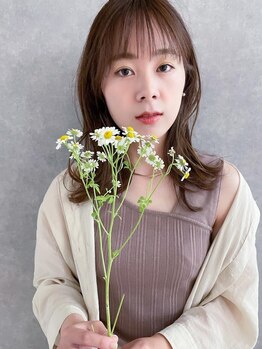 オブジェ シエル(obje't ciel)の写真/イルミナカラー使用でダメージレス&透明感ある白髪染めでトーンUP/大人女性のなりたい叶える実力派サロン