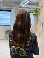 エレノア アネックス 枚方(Eleanor ANNEX)&nbsp;ナチュラルオレンジブラウン×波巻き