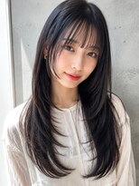 アディ 中野南口店(Addi)&nbsp;ツヤ感黒髪ロングレイヤー韓国風