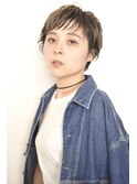 [snob rico]ノージェンダーショート×カーキベージュ[高橋アヤ]