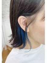 ロビー(LOBBY)&nbsp;『LOBBY』　インナーカラー＊ロイヤルブルー