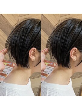 ネオリーブ モカ 川崎チネチッタ店(Neolive mocca) 大人かわいい小顔ひし形ショートボブ30代40代50代川崎