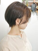フープヘアー(HOOP.HAIR)&nbsp;大人ショートヘア×柔らかベージュカラー