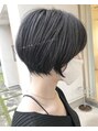 ヘアーデザイン イーエックスターバン(Hair Design ex Turban) クールな雰囲気のショートボブスタイル！横顔も綺麗に見えます！
