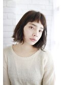 20代30代40代　モードに切りこみざっくりボブ【松山】#349
