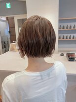 フランチェスカドット(francesca.)&nbsp;モカブラウン×切りっぱなしボブ【竹中慎治】梅田