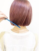 モリオ フロム ロンドン 成増店&nbsp;【morio成増/玉井】ボブ　ブリーチ　ピンク
