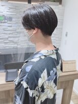 モリオフロムロンドン 松戸店(Morio from London)&nbsp;【松戸 岩口】黒髪センターパートハンサムショート