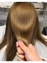 カラット 堺東(CARAT)&nbsp;艶髪ストレート/外国人風カラー/ブラウンベージュ/CARAT堺東