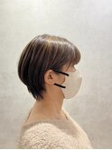 ハイライトで作るショート/辻堂/カット/ショートボブ