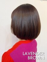 ヘアープロデュース ラピセット 松山(Lapset) 20代30代40代大人可愛い小顔ブラウンボブ