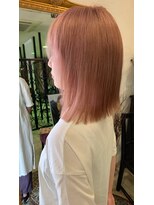 マイ ヘア デザイン 岡崎(MY hair design) 斜めバング/グレージュカラー/シルキーベージュ/岡崎