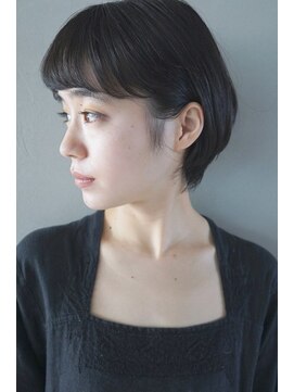 コス(kos) インナーグレージュ/マチルダボブ/前髪/ピンクベージュ/二子玉川