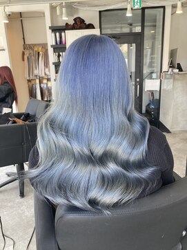 ラフ 難波店(LAFF) #黒髪#ボブルフ#ネビージュ#小顔#ワンレン