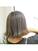 細かめハイライト×外ハネボブ20代30代40代50代60代