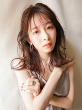 ディジョン(Dijon) 韓国顔まわりレイヤーカットグレージュオリーブベージュブラウン