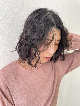 シードバイシャムロック(SEED by Shamrock) デジタルパーマ ボブ ラフウェーブ