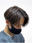 前下がりマッシュ ツイストスパイラルパーマソフトツーブロック