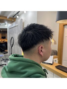 オーブ ヘアー ニーナ 麻生店(AUBE HAIR nina) ツーブロックスキンフェードベリーショートジェットモヒカン