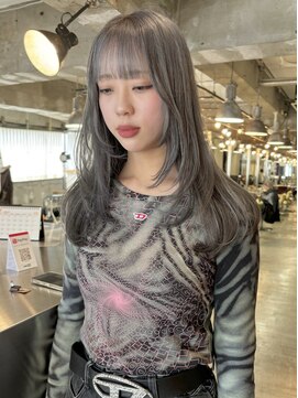 キーン 立川店(keen) 【keen×刈谷】レイヤーカット×シルバーグレージュ