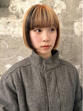 シータ(sheta) 【表参道sheta中澤】イメチェンフルバングレッドブラウン