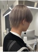 メンズハイトーンメンズブリーチカラーミルクティーピンク池袋