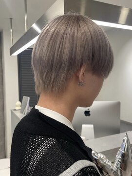 ルーブ トウキョウ(Loob. TOKYO) メンズハイトーンメンズブリーチカラーミルクティーピンク池袋