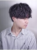 波巻きパーマ