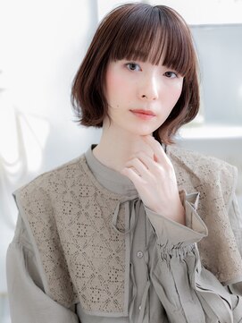 モッズヘア 越谷(mod's hair) 外ハネくびれカール切りっぱなしボブレイヤーa越谷20代30代40代!