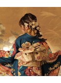 成人式前撮りヘアセット