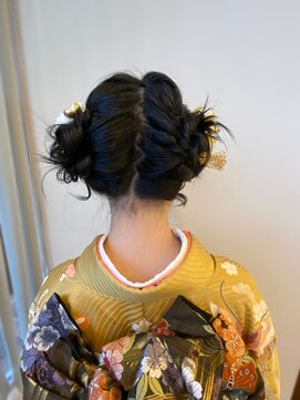 ヘアー リッツ 武豊店(Hair Ritz) ツインお団子