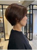 大人ショート/ショートボブ/メルティーカラー/グランマッシュ