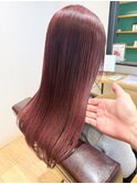 【堀惠】ダブルカラーピンクブラウンラベンダーカラー髪質改善