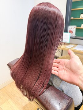 エミス バイ メルト 吉祥寺(emis by melt) 【堀惠】ダブルカラーピンクブラウンラベンダーカラー髪質改善