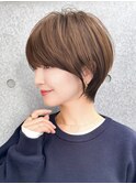 ショートヘア/分け目なし/イメチェン/30代40代50代60代/表参道