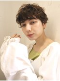 ショート/ニュアンスパーマ/海外風抜け感ショート/くせ毛パーマ