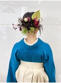ヘアセット×卒業式