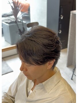 エッジ(EDGE) 大分メンズ毛流れニュアンスフェザーパーマセンターショート