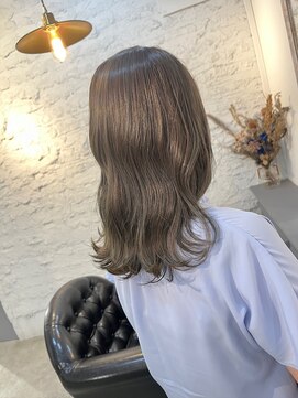 ラム(L'am) ロング/髪質改善/カラー/グレージュ/高松