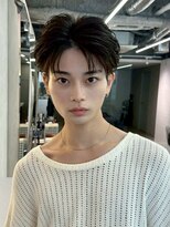 ポーチバイハニー オモテサンドウ(PORCH by HONEY omotesando)&nbsp;アップバングセンターパート/フェザーパーマ/ツーブロック2