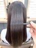 カット+クオライン艶髪縮毛矯正+ハホニコTr＋ReFaナノバブル炭酸　14000円