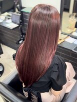 デューヘアー(due hair) レイヤーカット ハイライト インナーカラー イルミナ 韓国